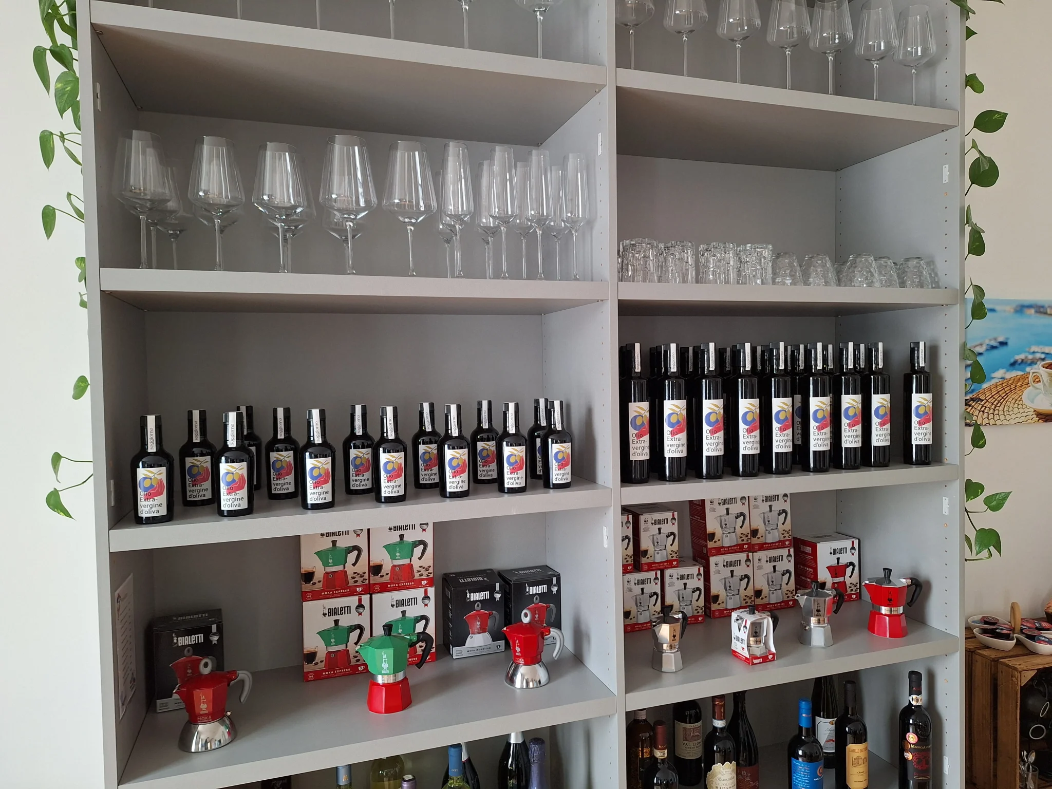 Olivenöl im Soggiorno-Shop